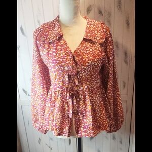 Jodifl Animal Print Blouse